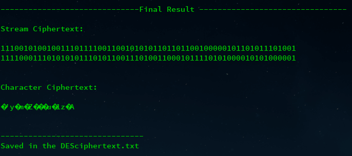 1 - Data Encryption Standard(DES)加解密实现（C++）